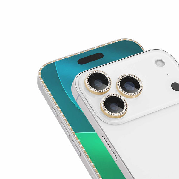 KS058002 Screen/Lens Protector Style Kit iPhone 17 Pro Max Set in Stone Gold