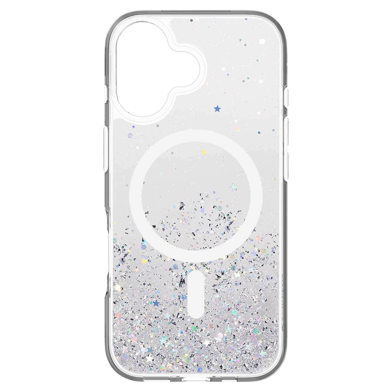 SPH173021WN25 Starfield 3D Glitter MagSafe Case iPhone 17 Transparent