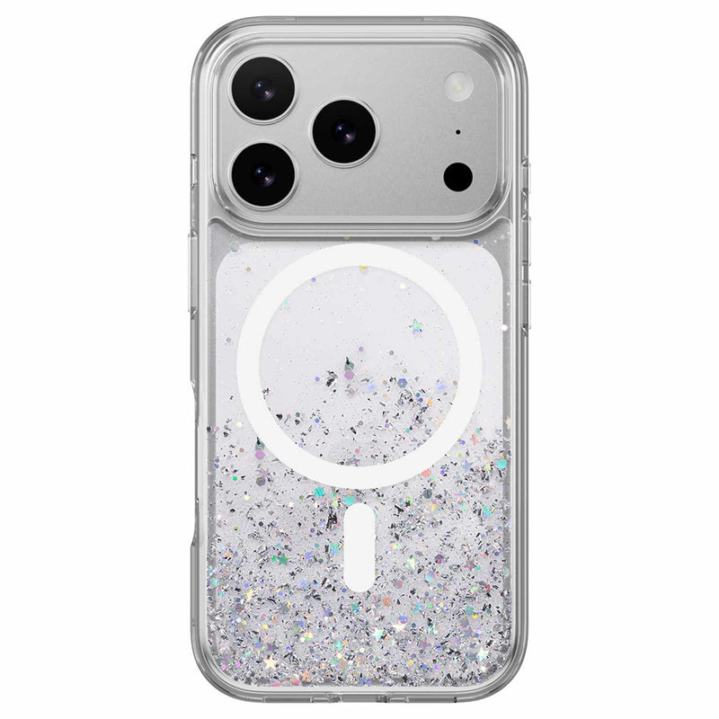 SPH17P021WN25 Starfield 3D Glitter MagSafe Case iPhone 17 Pro Transparent