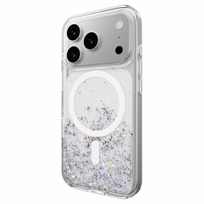 SPH17P021WN25 Starfield 3D Glitter MagSafe Case iPhone 17 Pro Transparent