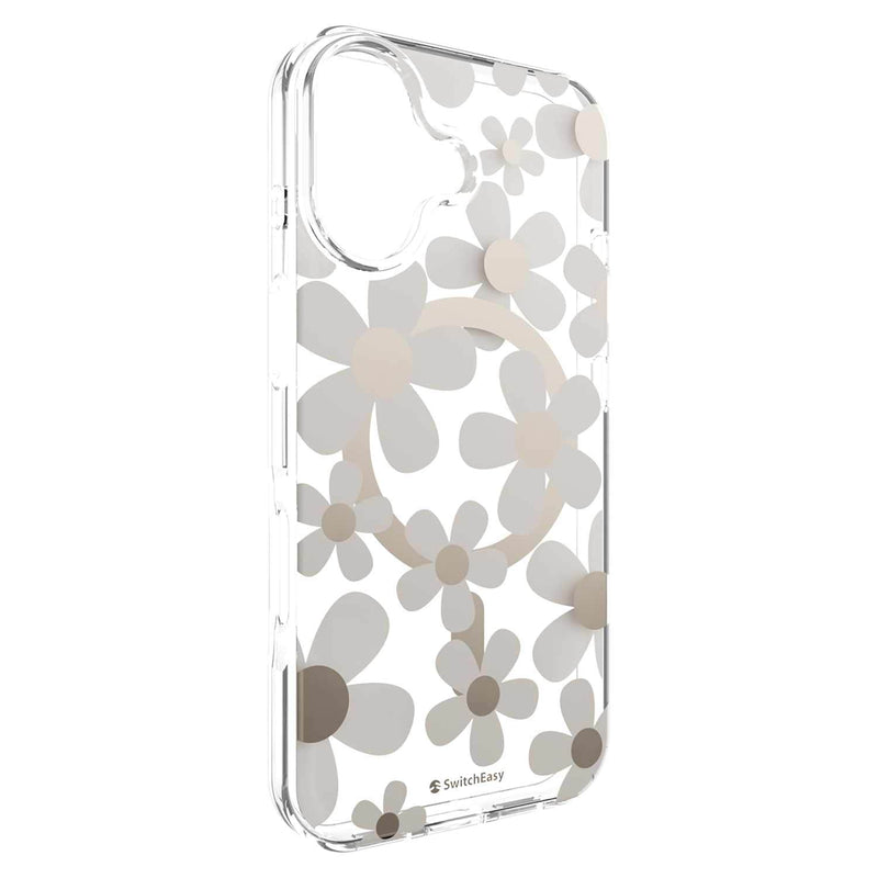 SPH173269GO25 Fleur 3D MagSafe Case iPhone 17 Golden Gray