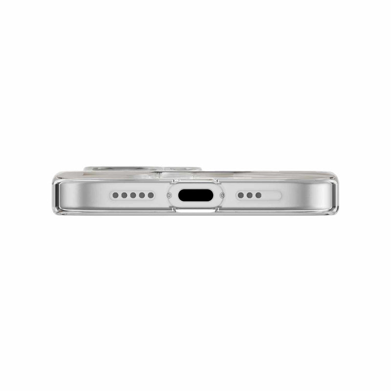 SPH173269GO25 Fleur 3D MagSafe Case iPhone 17 Golden Gray