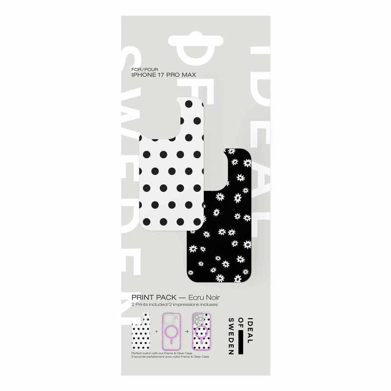 IDPP06559 Print Pack iPhone 17 Pro Max Ecru Noir