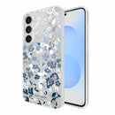 Kate Spade Protective Case w/Magnets Flowerbed Blue for Samsung Galaxy S25 FE