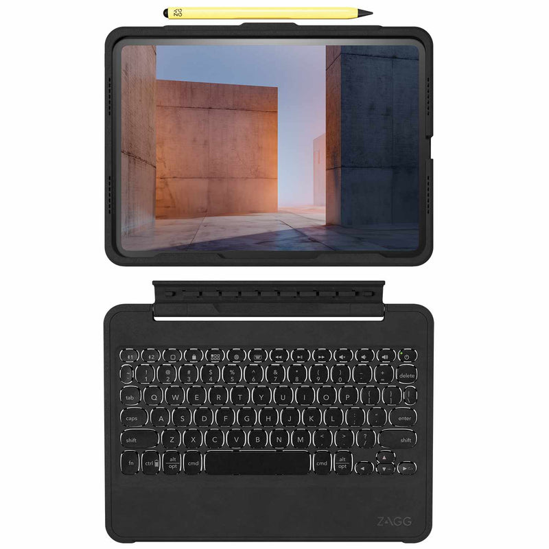 103114573 Rugged Book Case iPad Pro 11 2024 (5th Gen) Black