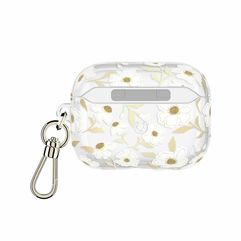 KS059338 Protective Case w/Gold Ring Clip AirPods Pro 3 Sunshine Floral