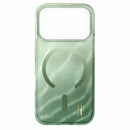 Ideal of Sweden Glitter Glow MagSafe Case Sage Green for iPhone 17 Pro Max