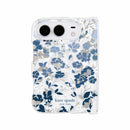 Kate Spade Protective MagSafe Case Flowerbed Blue for iPhone Duo
