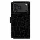 Ideal of Sweden Magnet Wallet MagSafe Case Black Croco for iPhone 18 Pro Max/17 Pro Max