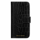 Ideal of Sweden Magnet Wallet MagSafe Case Black Croco for iPhone 18 Pro Max/17 Pro Max