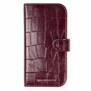 Ideal of Sweden Magnet Wallet MagSafe Case Fine Wine Croco for iPhone 18 Pro Max/17 Pro Max