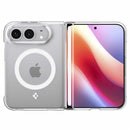 Spigen Crystal Hybrid Pro MagFit Case Clear White for iPhone Duo