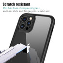 Valenta Full Cover Tempered Glass Bumper Case Black for iPhone 12/12 Pro