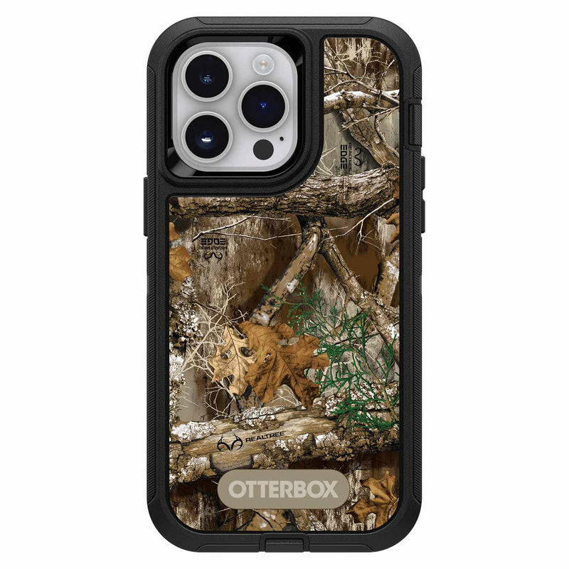 OtterBox Defender Realtree Edge Protective Case Black for iPhone 14 Pro Max
