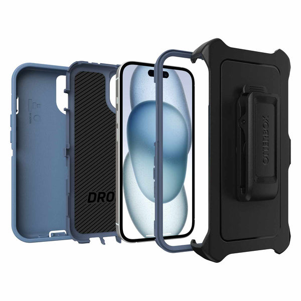 7792558 Defender Case iPhone 16e/15/14/13 Baby Blue Jeans