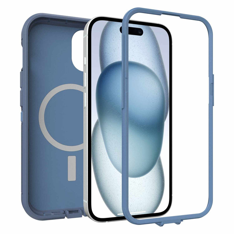 7792969 Defender XT Case iPhone 16e/15/14/13 Baby Blue Jeans