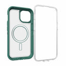 OtterBox Defender XT Clear Protective Case Velvet Evergreen for iPhone 15/14/13