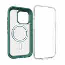 OtterBox Defender XT Clear Protective Case Velvet Evergreen for iPhone 15 Pro