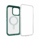 OtterBox Defender XT Clear Protective Case Velvet Evergreen for iPhone 15 Pro Max