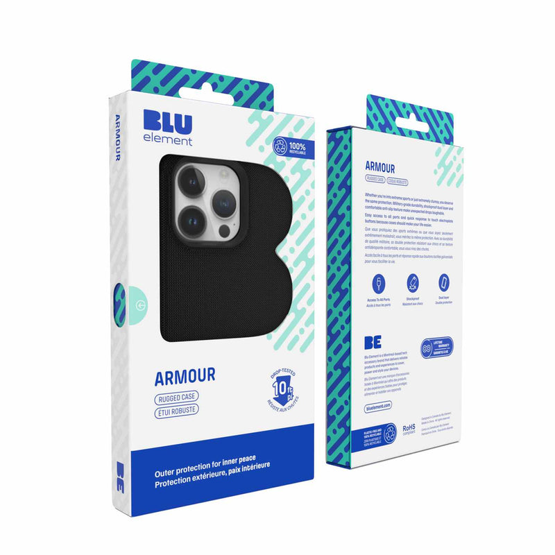 BEA2XIP15B Armour Rugged Case iPhone 16e/15/14/13 Black