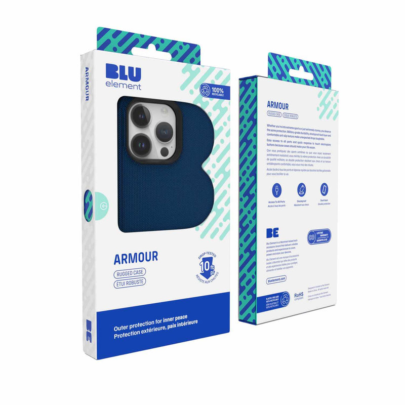 BEA2XIP15PRON Armour Rugged Case iPhone 15 Pro Navy