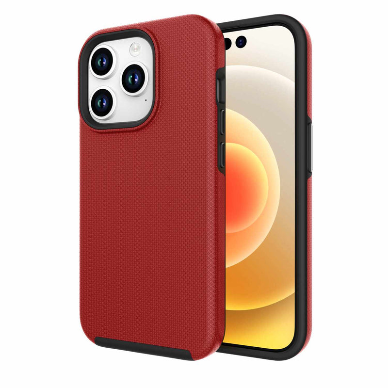 BE2XIP15PROMR Armour Rugged Case iPhone 15 Pro Max Red