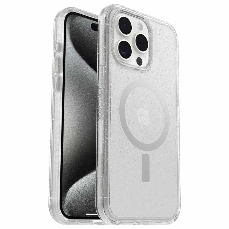 7793089 Symmetry Clear MagSafe Case iPhone 15 Pro Max Stardust