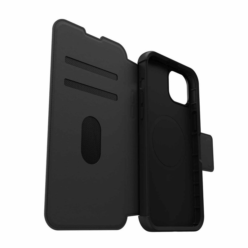 OtterBox Strada Folio MagSafe Case Shadow for iPhone 15 Plus