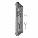 ITSKINS Supreme_R Clear MagSafe Case Graphite for iPhone 15 Pro Max
