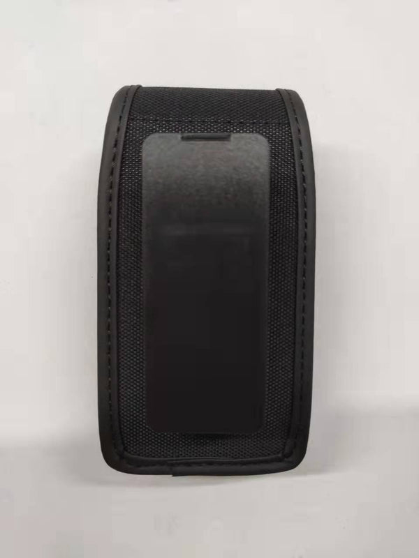 Bulk Packaging Universal Nylon Pouch With Swivel Clip Black for TCL Flip