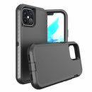 Bulk Packaging Rugged Case & Holster Combo Case Black for iPhone 12