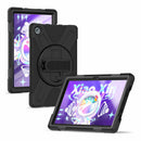 Bulk Packaging Rugged Case wi/Built-In Screen Protector & Hand Strap Black for Lenovo Tab M10 Plus 3rd Gen 10.6"