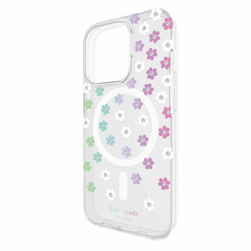 Kate Spade Protective Case for MagSafe Scattered Flowers for iPhone 15 Pro