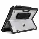 Bulk Packaging Rugged Case with Hand Strap and Shoulder Strap Clear Black for Microsoft Surface Pro 8