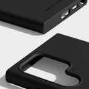 Ideal of Sweden Silicone Case Compatible w/MagSafe Black for Samsung Galaxy S24 Ultra