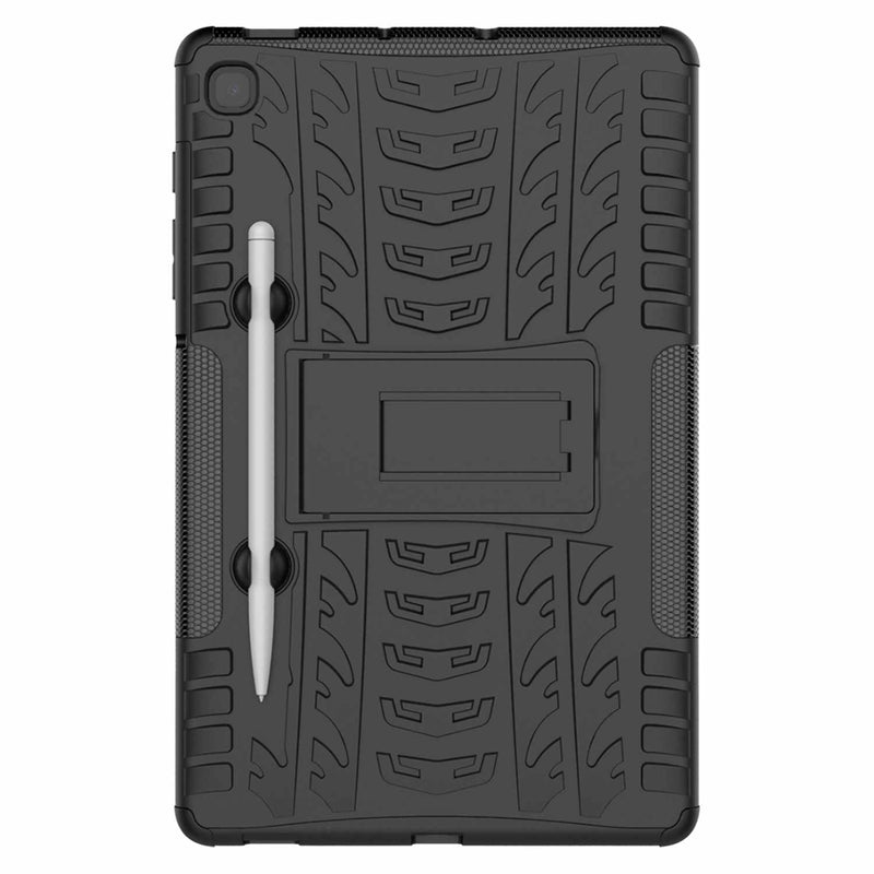 Bulk Packaging Rugged Case with Kickstand Black for Samsung Galaxy Tab S6 Lite 2020