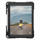 124471114340 Plasma Rugged Case w/Rotating Handstrap iPad 10.2 2021/10.2 2020/10.2 2019 Ice/Black