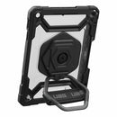 124471114340 Plasma Rugged Case w/Rotating Handstrap iPad 10.2 2021/10.2 2020/10.2 2019 Ice/Black