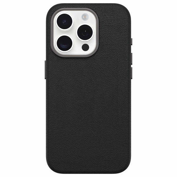 7795569 Symmetry Cactus Leather MagSafe Case iPhone 15 Pro Noir Ash