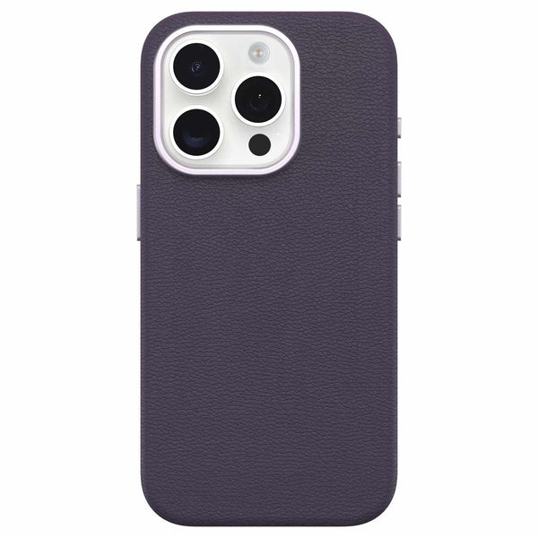 7795572 Symmetry Cactus Leather MagSafe iPhone 15 Pro Plum Luxe