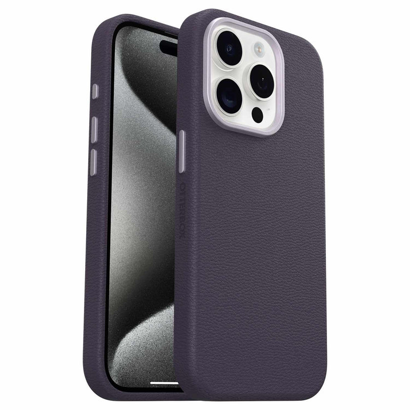 7795572 Symmetry Cactus Leather MagSafe iPhone 15 Pro Plum Luxe