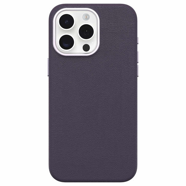 7795576 Symmetry Cactus Leather MagSafe Case iPhone 15 Pro Max Plum Luxe