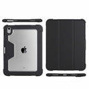 Bulk Packaging Rugged Folio Case with Clear Back Black for iPad 11 2025 (11th Gen)/iPad 10.9 2022 (10th Gen)