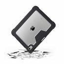 Bulk Packaging Rugged Folio Case with Clear Back Black for iPad 11 2025 (11th Gen)/iPad 10.9 2022 (10th Gen)