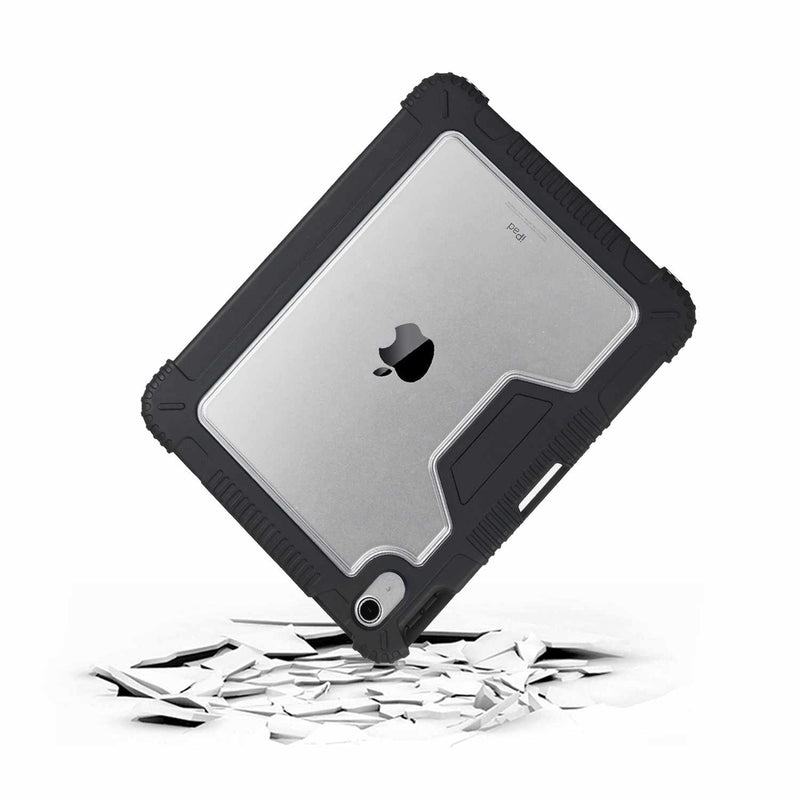 RPZZKJFOLIP10GBK Rugged Folio Case with Clear Back iPad 11 2025 (11th Gen)/(10th Gen) Black