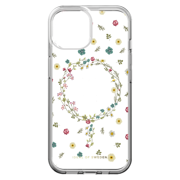 Ideal of Sweden Clear MagSafe Mid Case Petite Floral for iPhone 16e/15/14/13