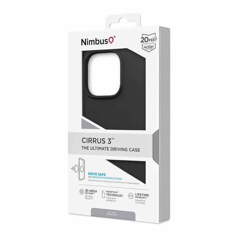 N9C3MSIPH16PROBLK Cirrus 3 Magsafe Case iPhone 16 Pro Black