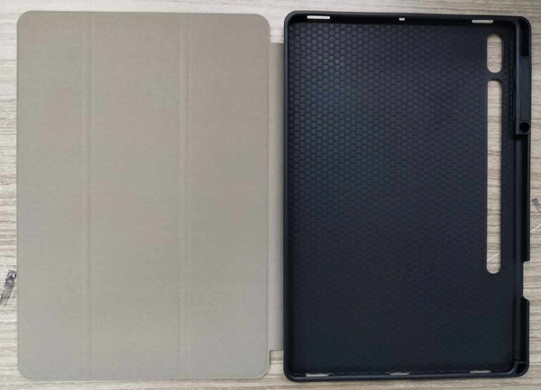 Bulk Packaging Folio Case with TPU Gelskin Black for Samsung Galaxy Tab S8 Plus/Tab S7 FE/S7 Lite/S7 Plus