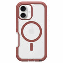 7796083 Defender XT Clear Pro Case iPhone 16 Brick Red Clear