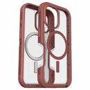 7796083 Defender XT Clear Pro Case iPhone 16 Brick Red Clear